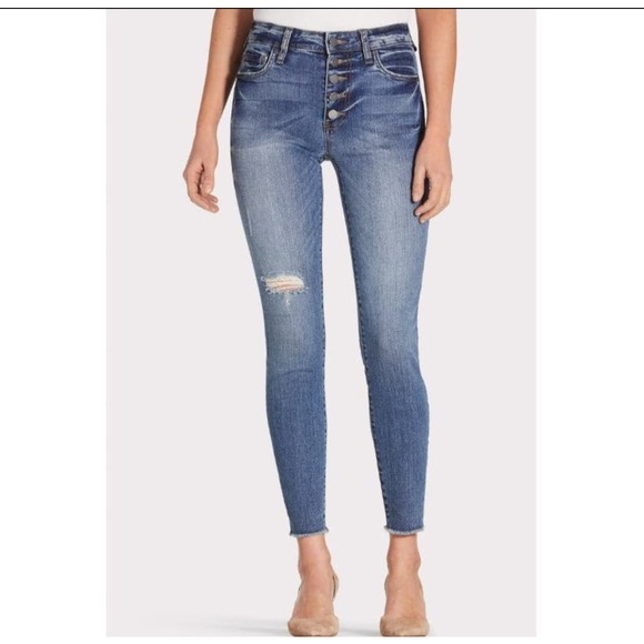 Kut from the Kloth Denim - Kut From The Kloth Connie High Rise Ankle Skinny Button Fly Jeans Size 12